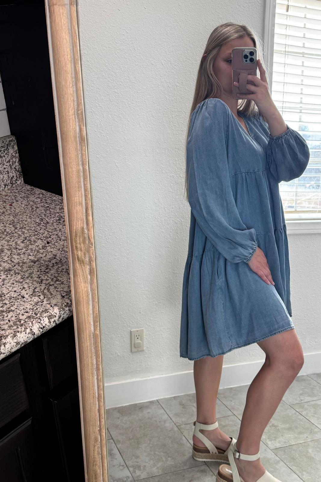 Kate Light Denim Dress