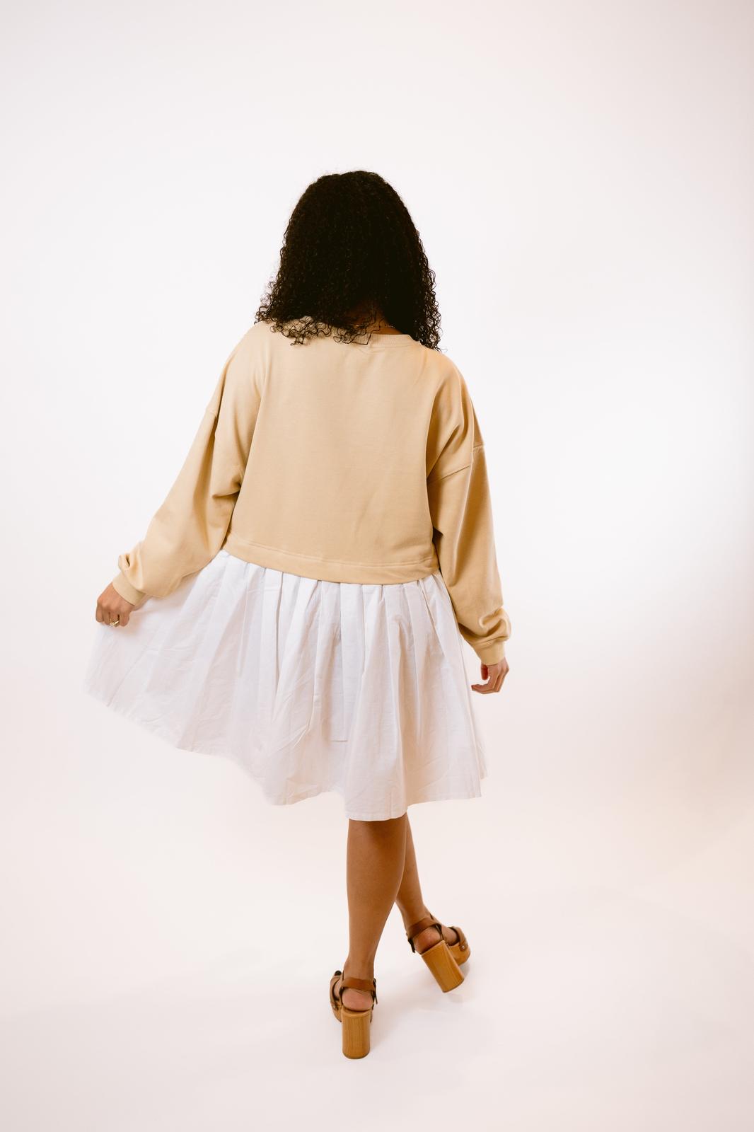 Sweater Dress in Taupe