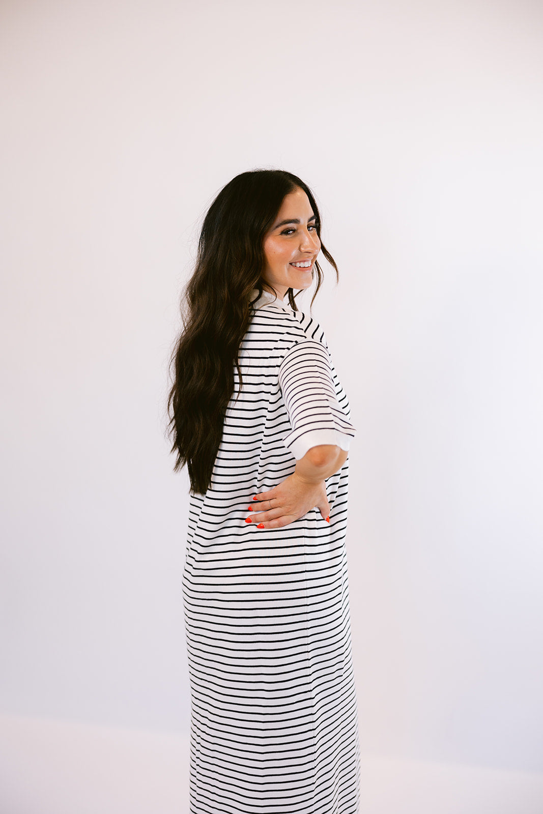 Striped Sweater Dress