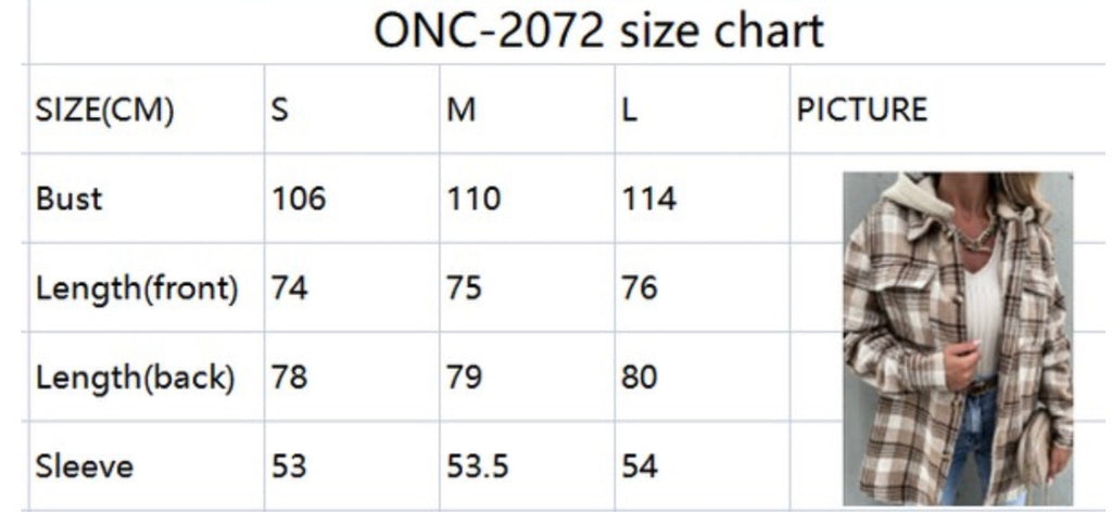 Shay Oversized Flannel with Hood