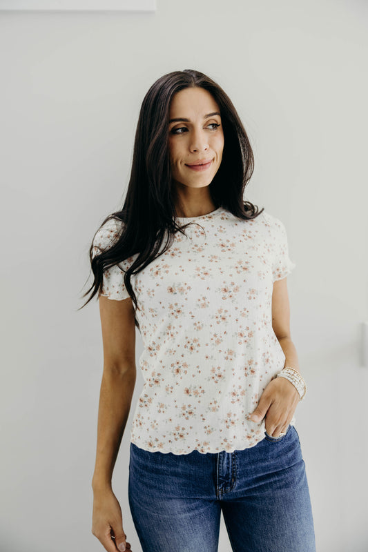 Wild Saffron Floral Tee