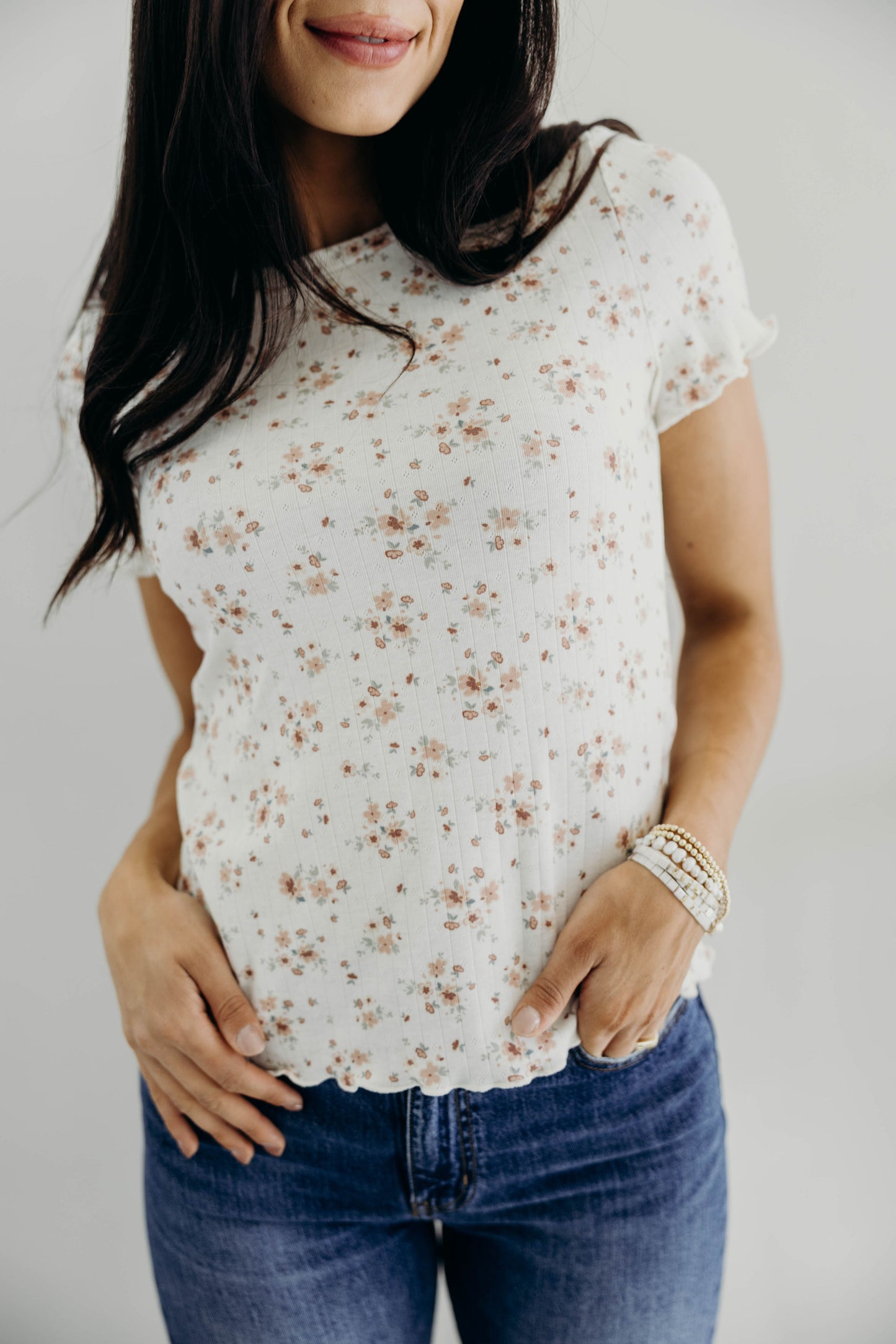 Wild Saffron Floral Tee
