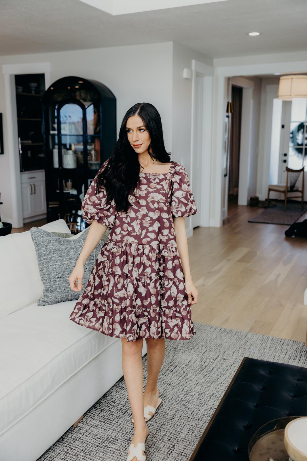 Clove Mosaic Meadow Midi Dress