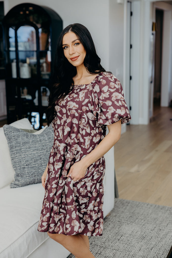 Clove Mosaic Meadow Midi Dress