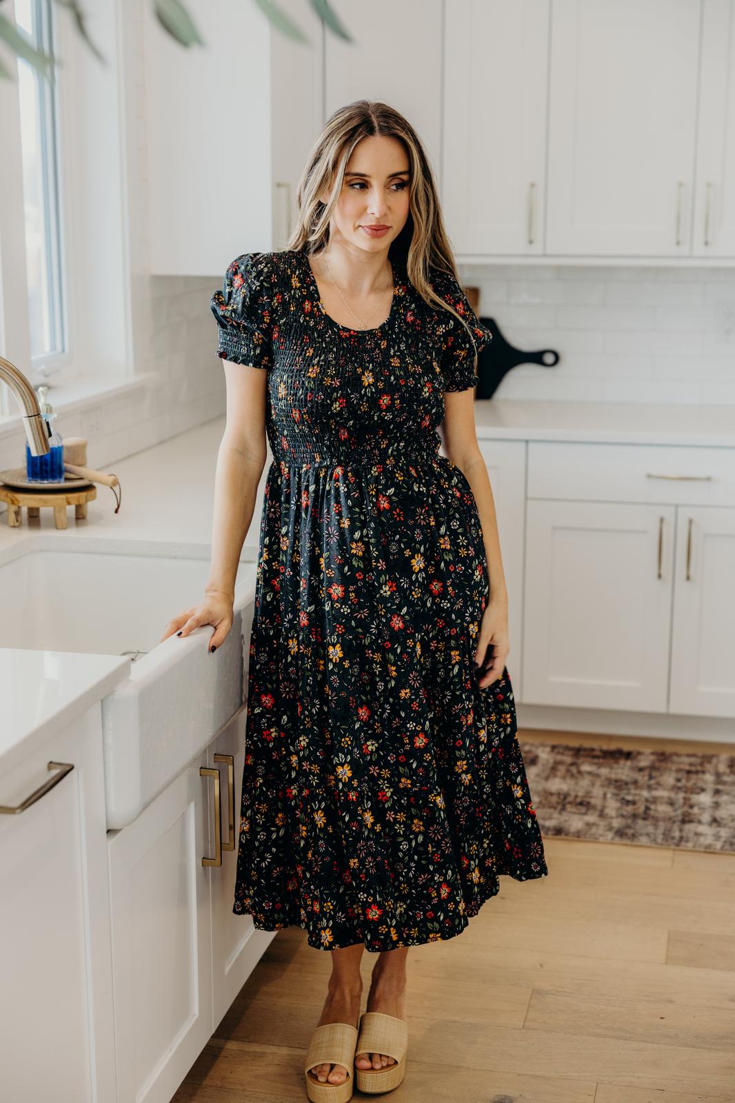McCall Floral Midi Dress