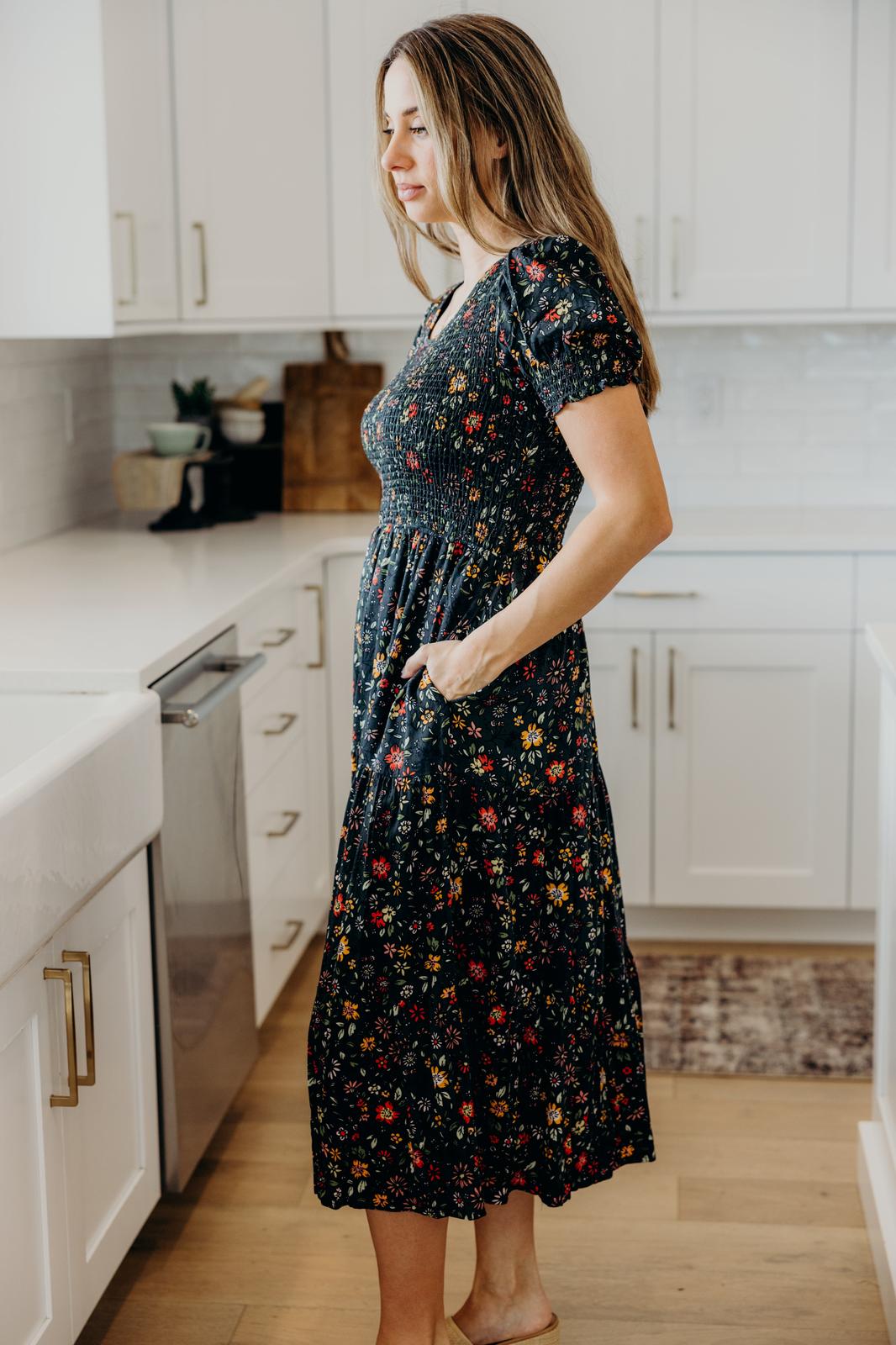 McCall Floral Midi Dress