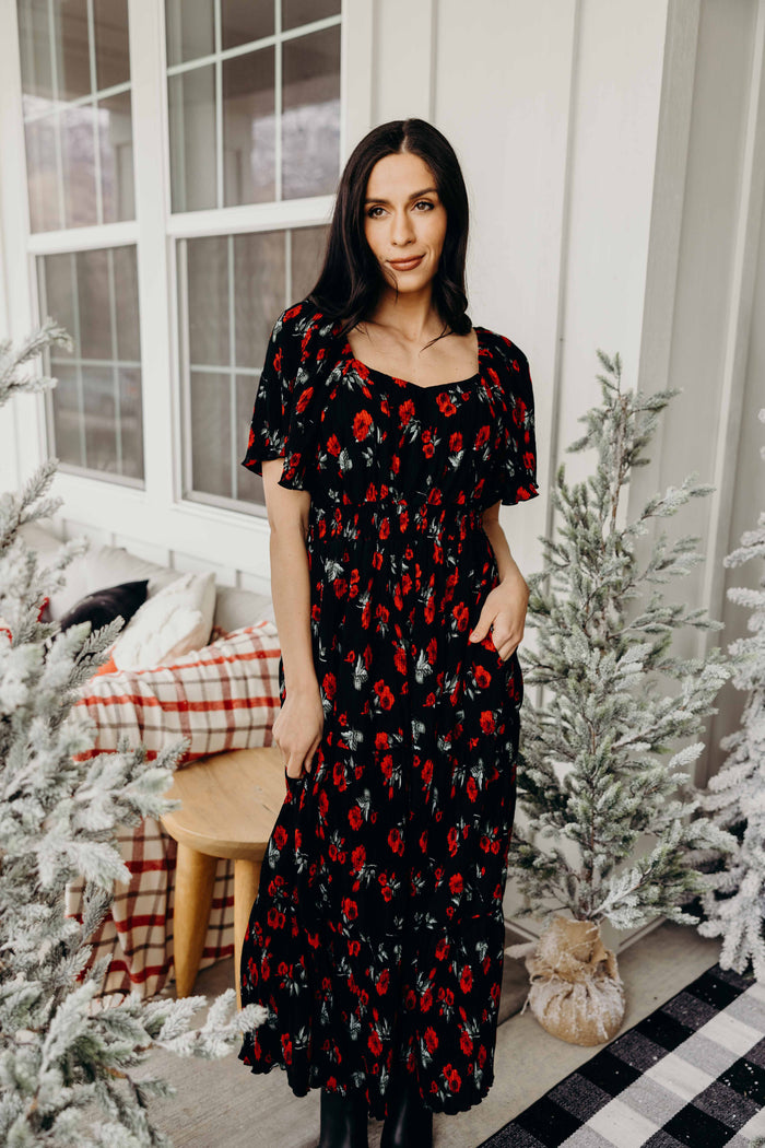 Darci Floral Midi Dress