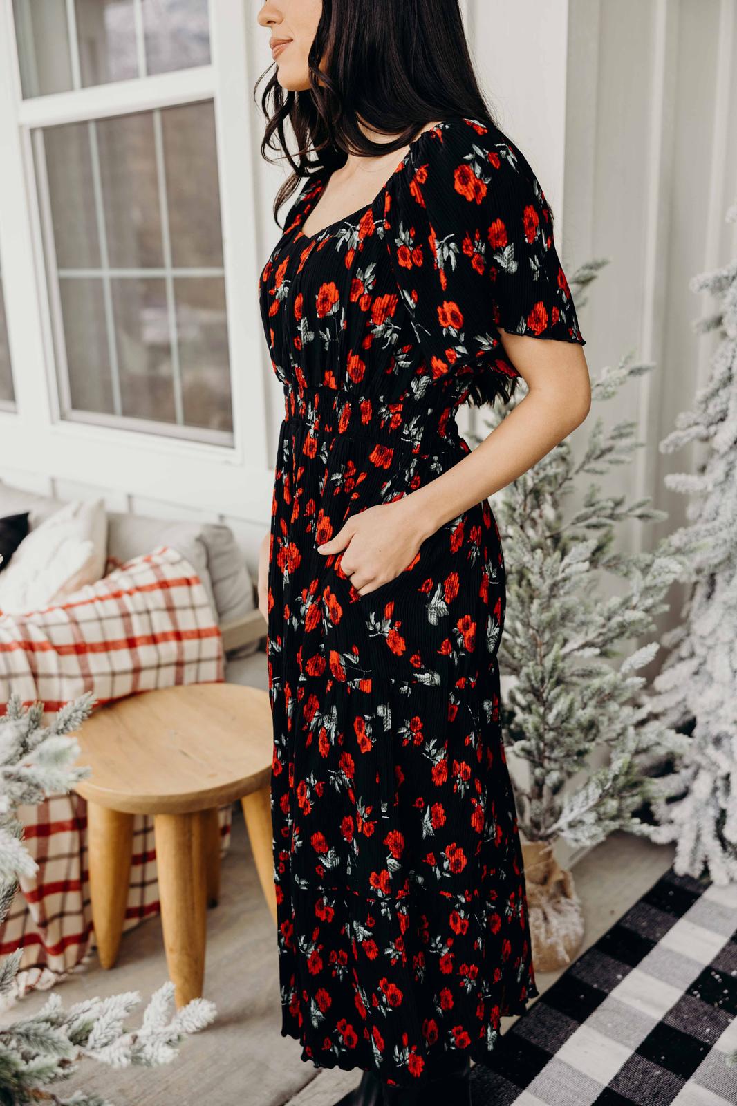 Darci Floral Midi Dress