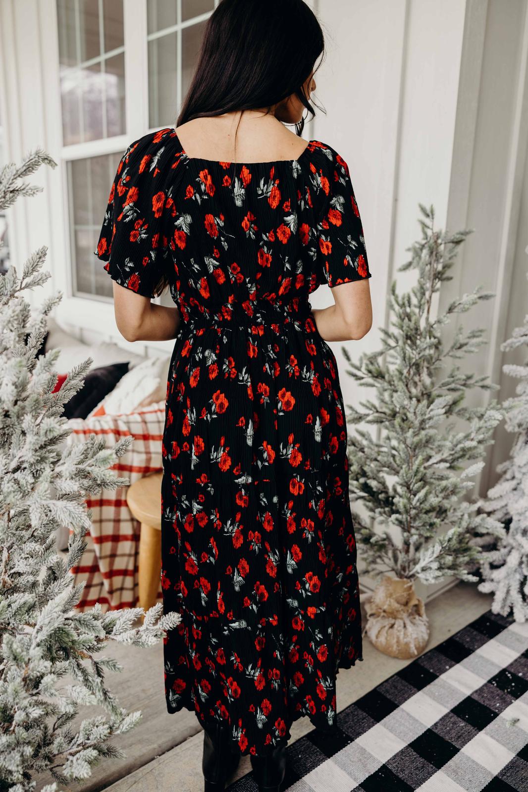 Darci Floral Midi Dress