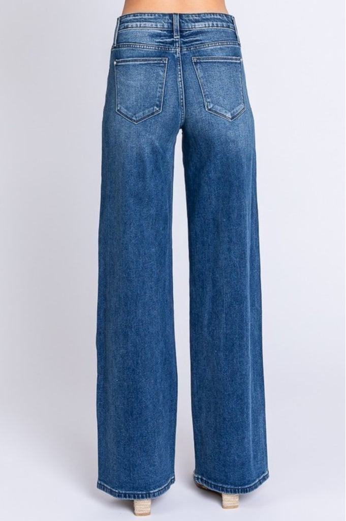 Emma High Rise Wide Leg Jean