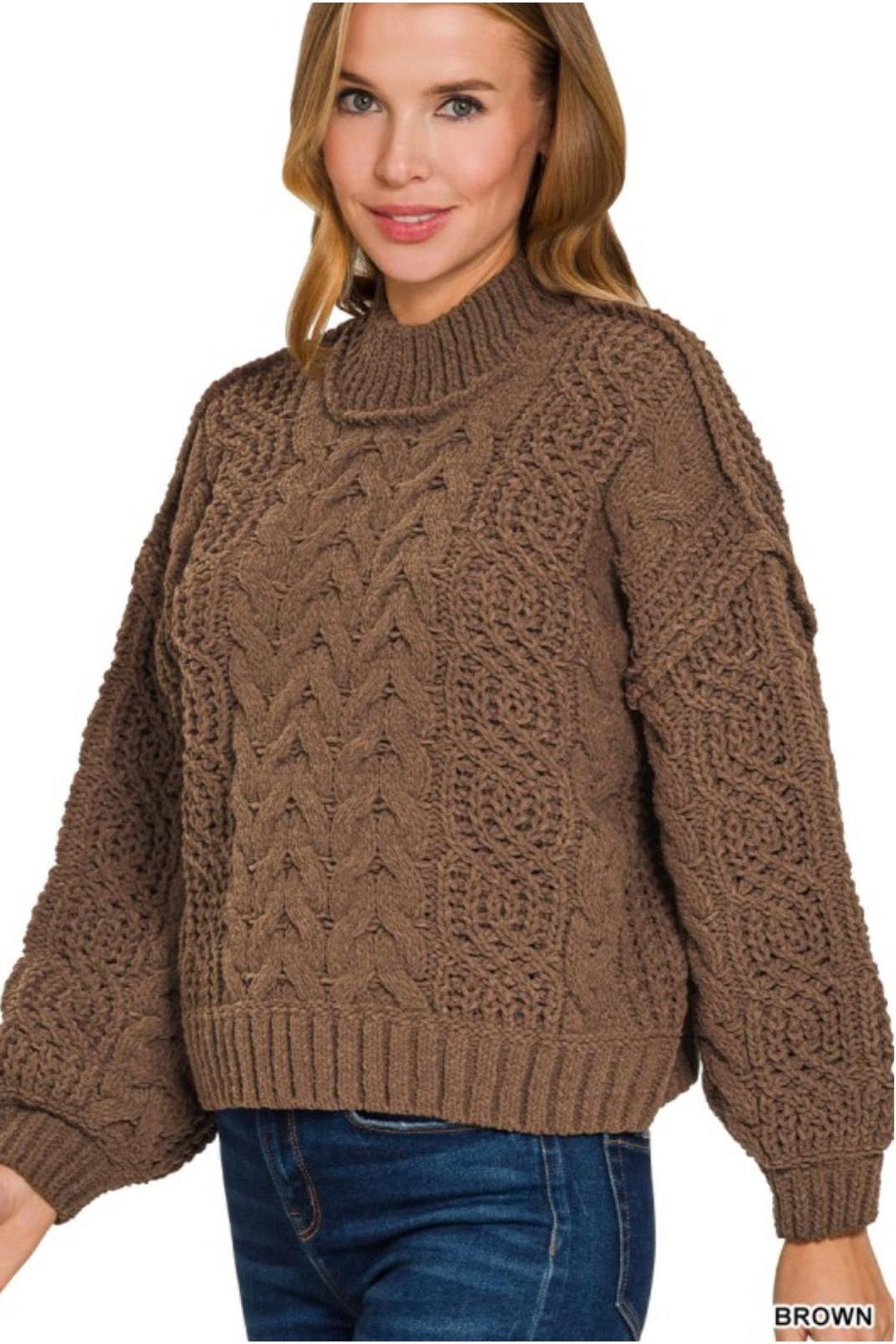 Jessi Cable Knit Sweater