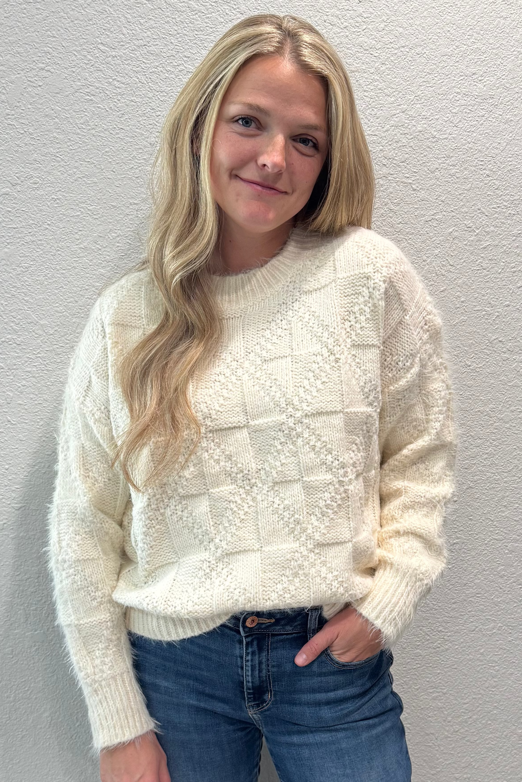 Chelsea Checker Sweater