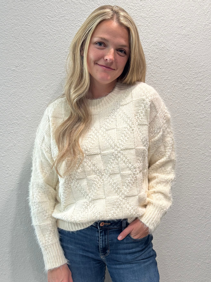The Chelsea Checker Board Sweater
