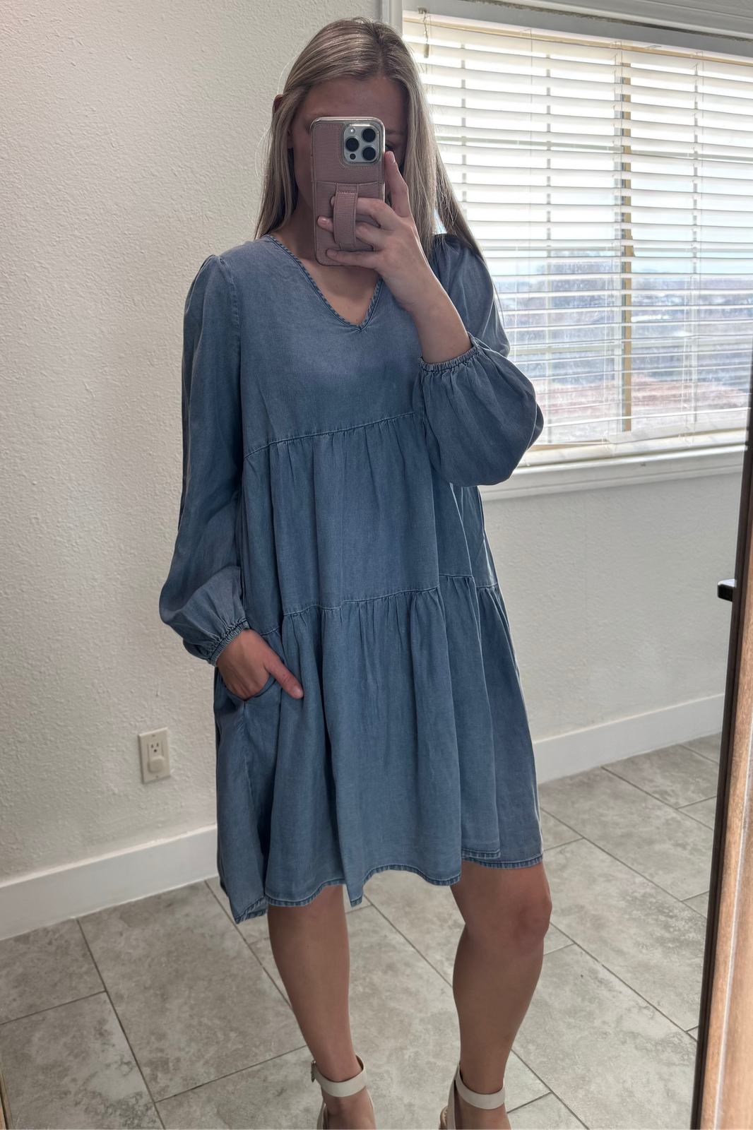 Kate Light Denim Dress