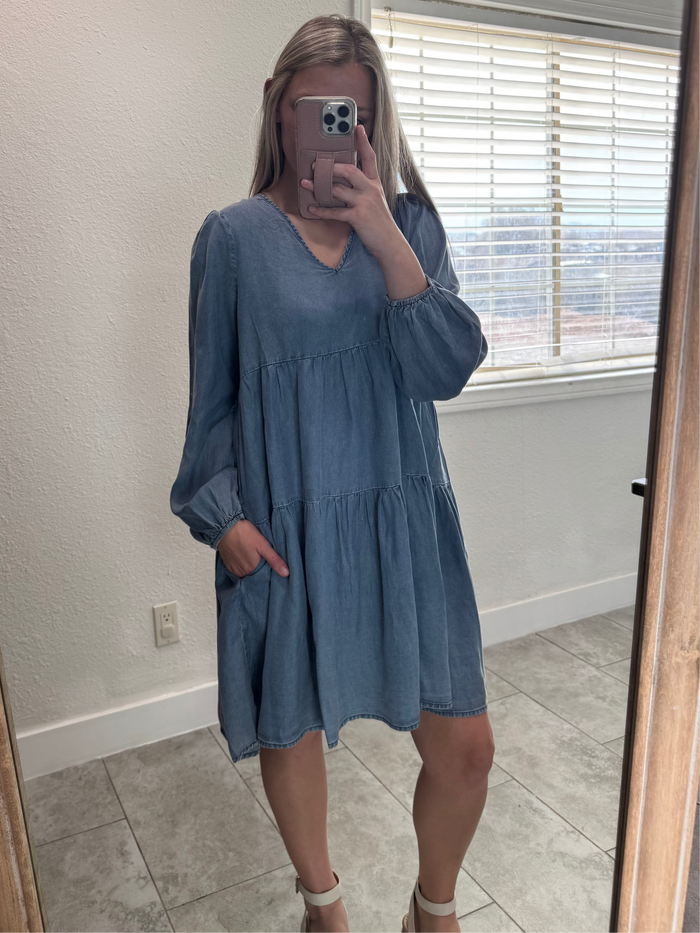 Kate Light Denim Dress