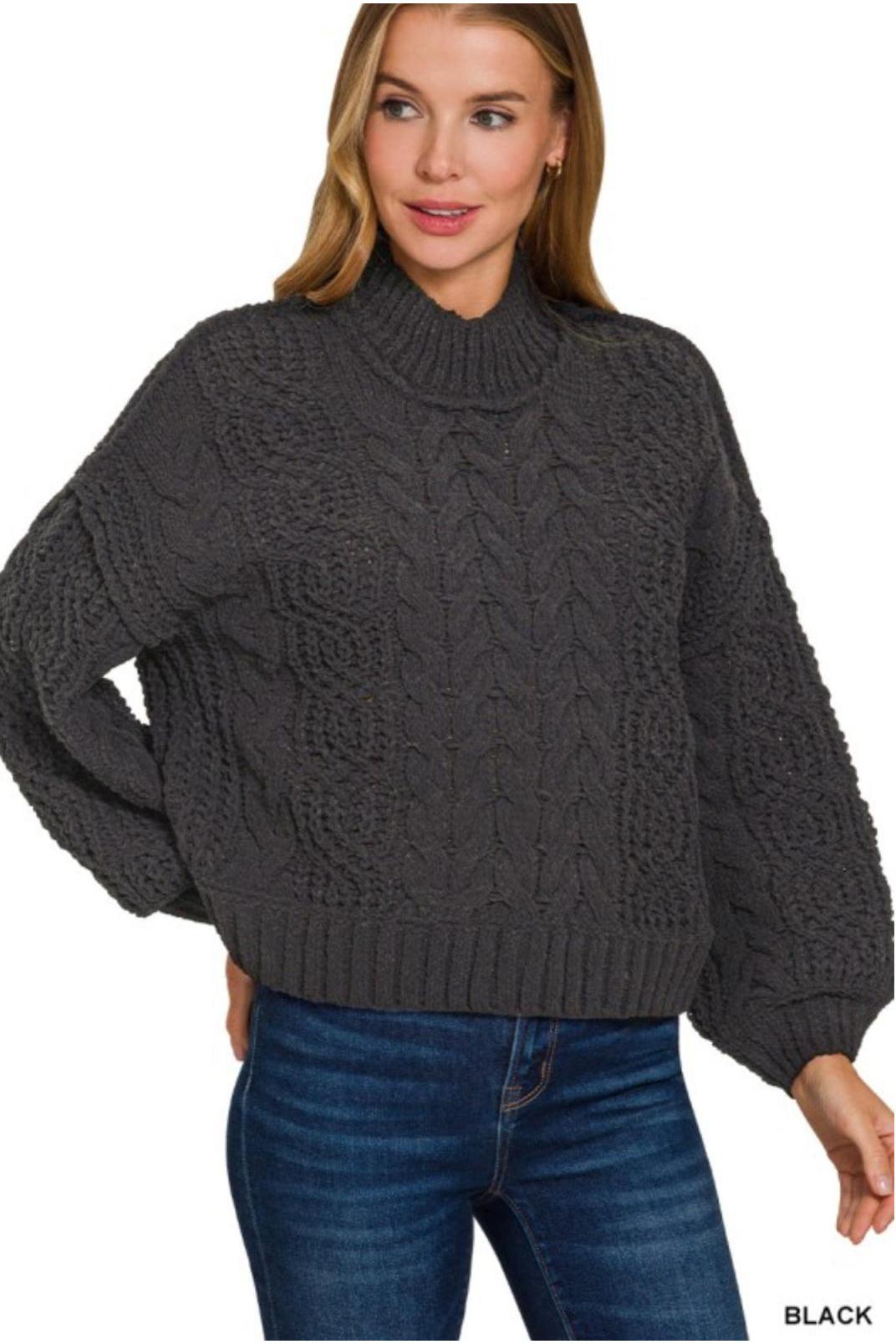 Jessi Cable Knit Sweater