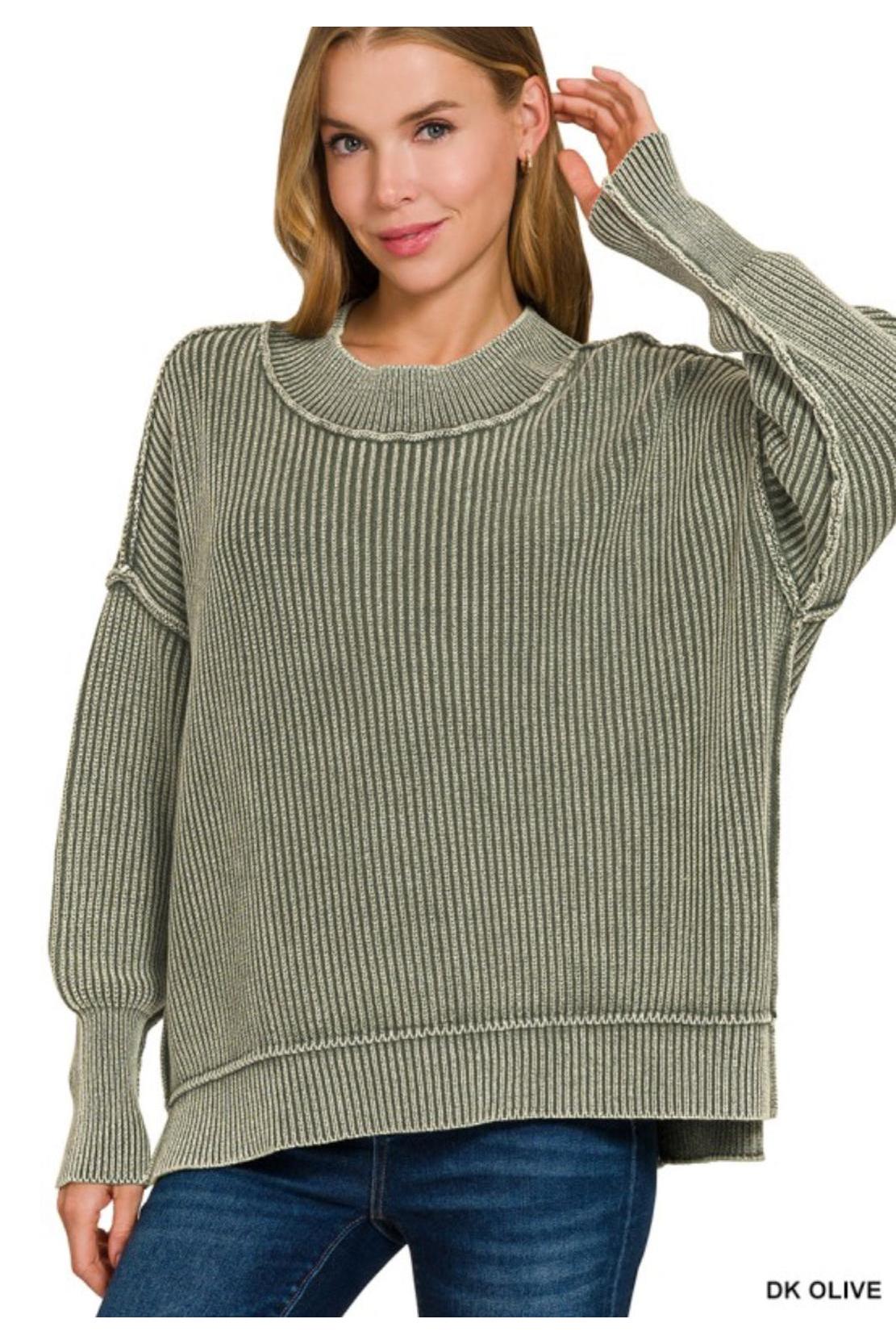 Ally Washed Sweater