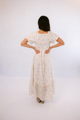 Ivory Floral Maxi