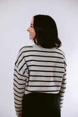 Heather Striped Sweater
