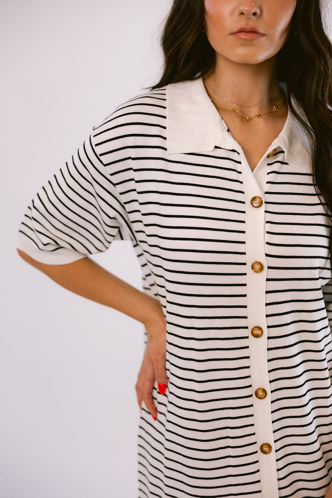 Striped Sweater Dress