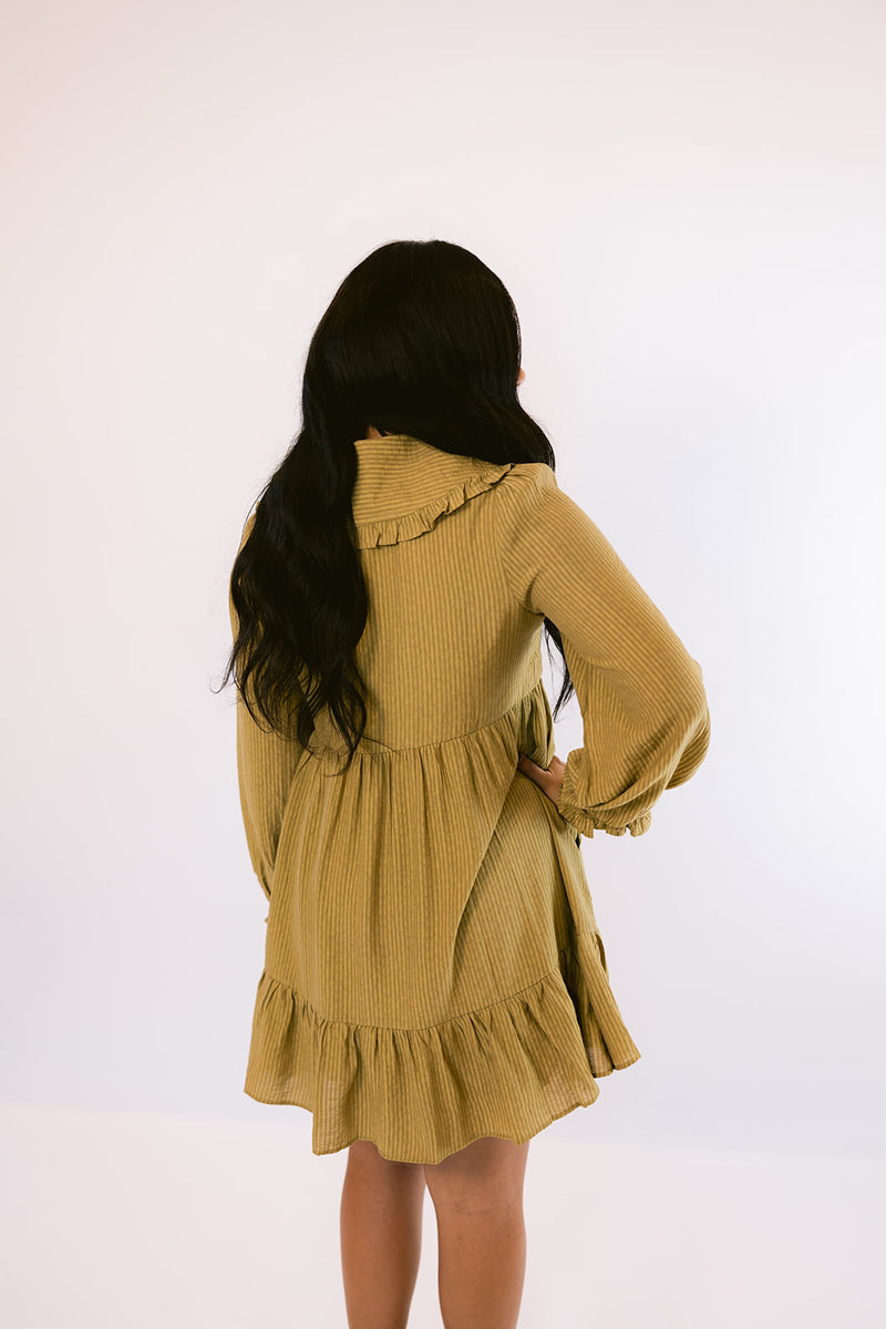 Olive Babydoll Dress