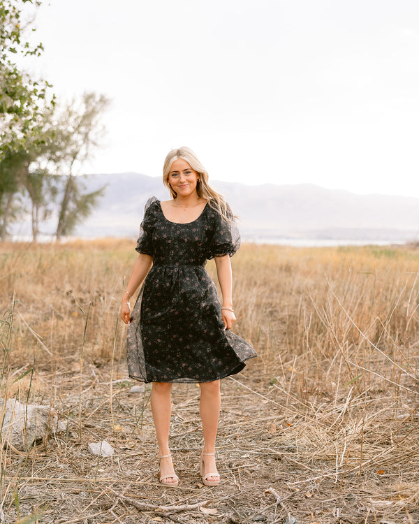 Cleo in Black Floral