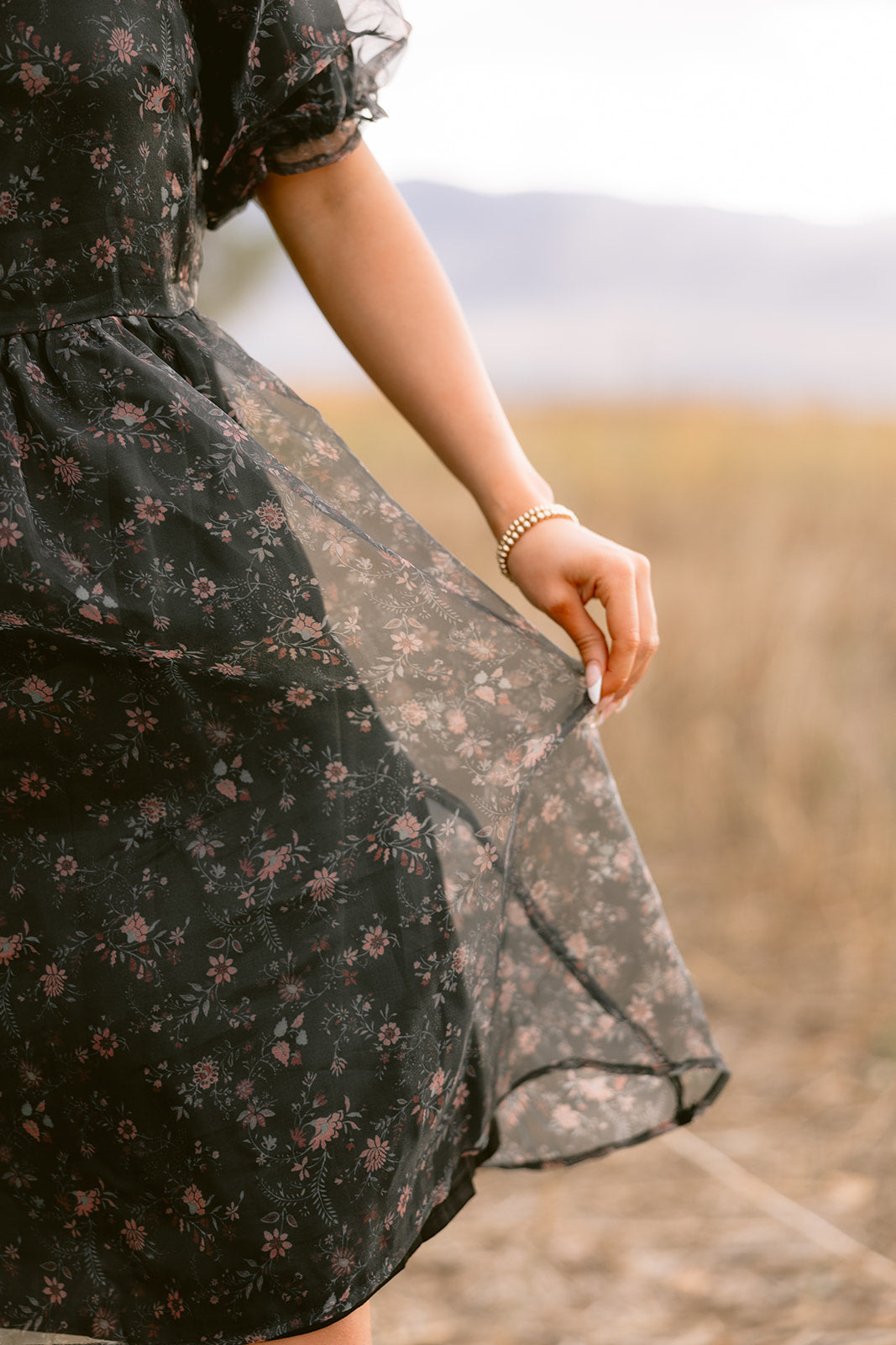 Cleo in Black Floral