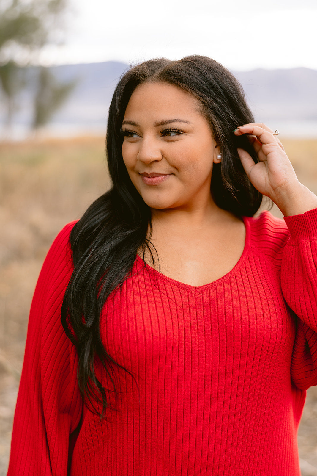 Sweater Dress in Candy Red XL Sweater Dress in Candy Red XL