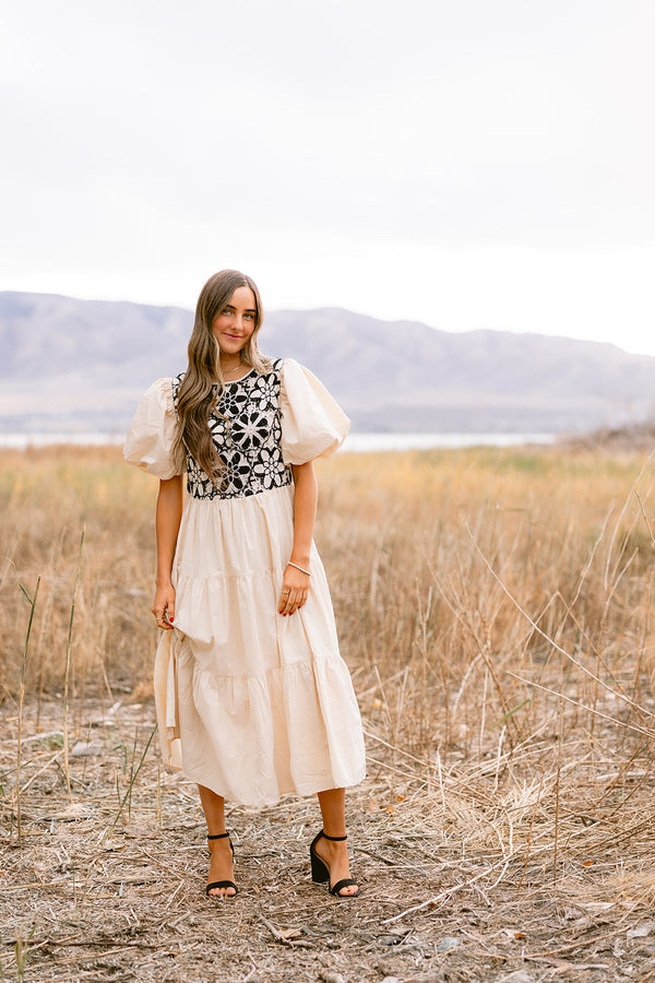 Crochet Midi Dress