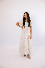 Ivory Floral Maxi