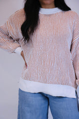 Oversized Sweater in Chestnut