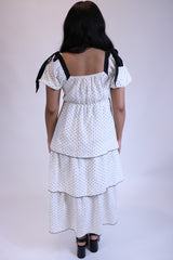 Ellie Polkadot Midi Dress
