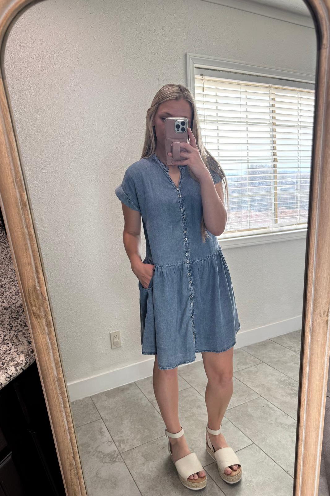 Beth Button Down Dress