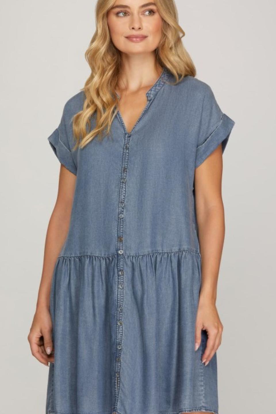 Beth Button Down Dress