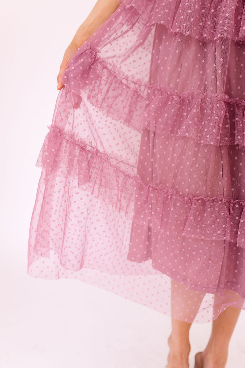 Tulle Cool For You in Mauve