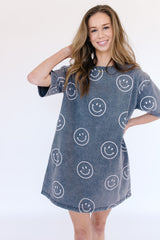Happy To Be Here T-Shirt Dress